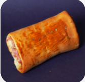 Enroladinho de presunto e queijo - Baurú (Tamanho Grande)